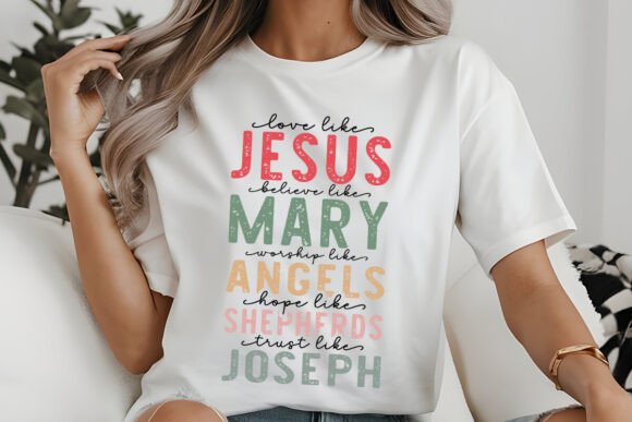 Christian Christmas SVG, Jesus SVG PNG — T-Shirt Designs