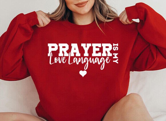 Christian Valentine PNG, Prayer SVG PNG