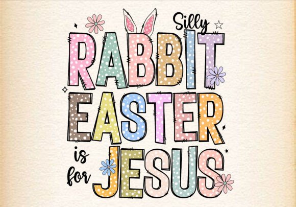 Easter Day Rabbit Jesus Retro SVG PNG for T-Shirt Designs