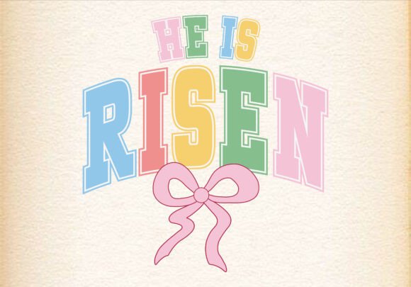 Easter Day Risen Jesus Coquette SVG PNG