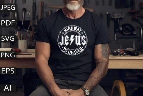 Highway Jesus to Heaven Shirt Design