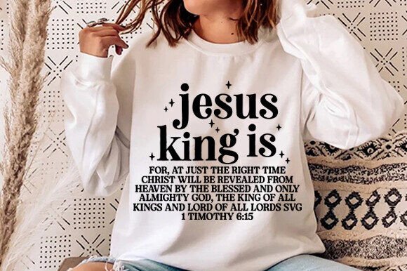 Jesus is King Shirt: Christian T-Shirt Designs