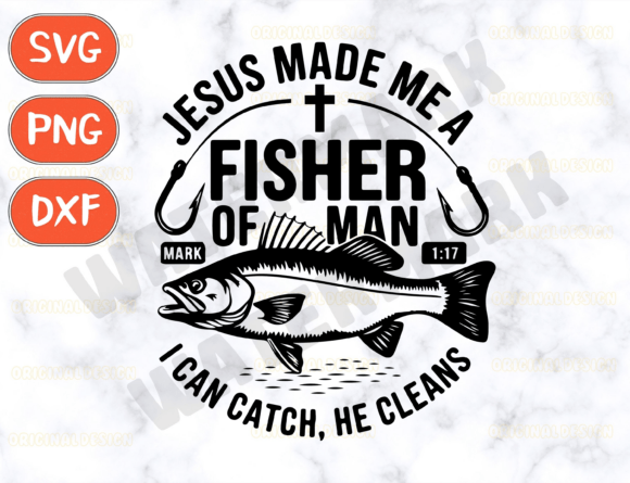 Jesus Made Me a Fisherman SVG: T-Shirt Designs with Brand Potential