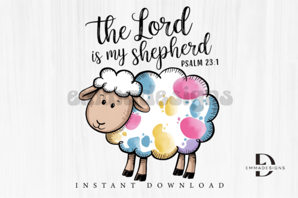 The Lord is My Shepherd PNG, Christian